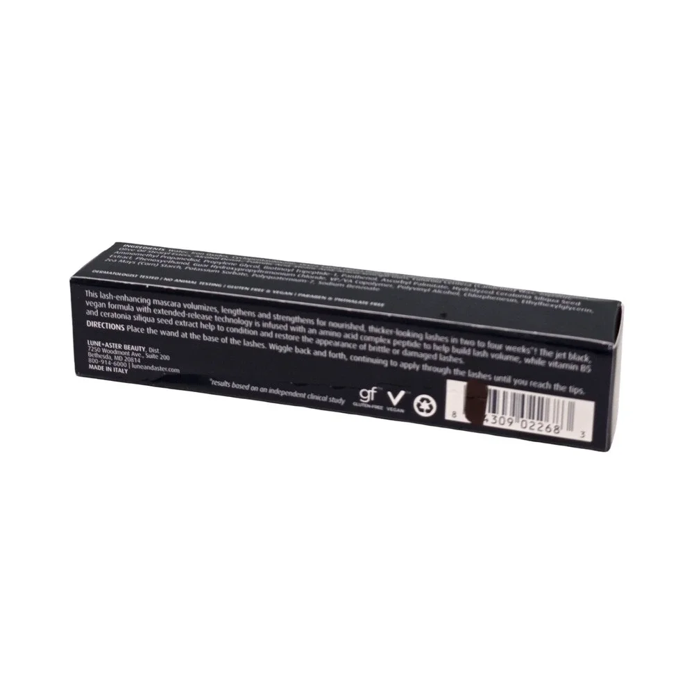 Lune+Aster Cosmic Growth Mascara Jet Black Swipe+Go Vegan 0.29oz NIB